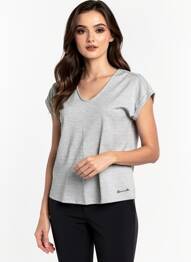 T-shirt gris STREET ONE femme