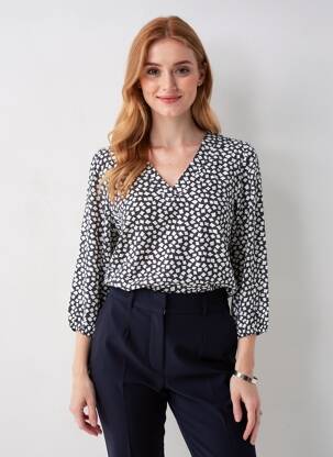Blouse noir TOM TAILOR femme