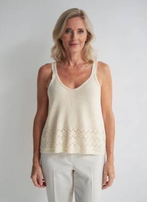 Débardeur sans manche sans manche beige JACQUELINE DE YONG femme