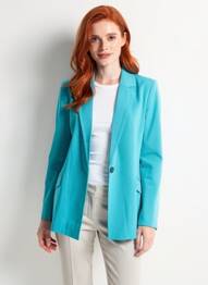 Blazer col tailleur vert VERO MODA femme