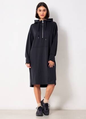 Robe mi-longue bleu STREET ONE femme