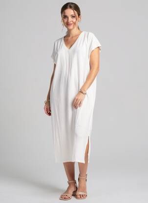 Robe courte manches courtes manches courtes blanc VERO MODA femme