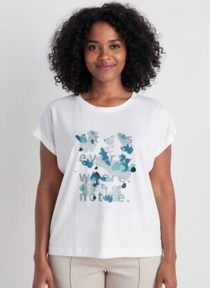 T-shirt blanc S.OLIVER femme