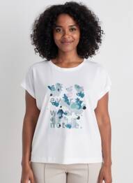 T-shirt blanc S.OLIVER femme