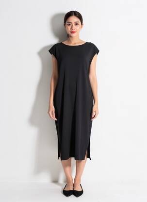 Robe courte noir STREET ONE femme