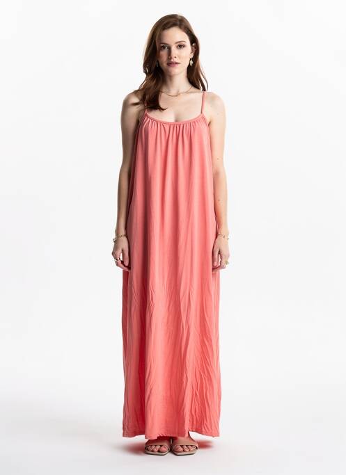 Robe longue sans manche sans manche rose JACQUELINE DE YONG femme