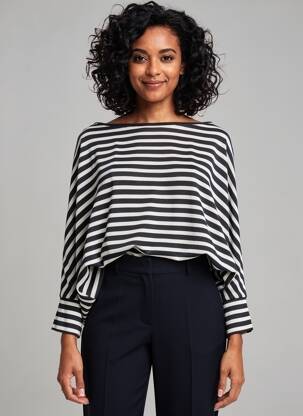 T-shirt bleu STREET ONE femme