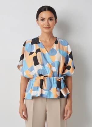 Chemisier bleu TOM TAILOR femme
