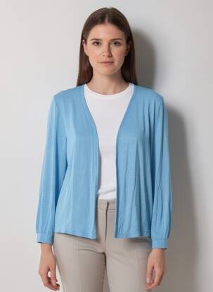 Gilet manches longues bleu STREET ONE femme