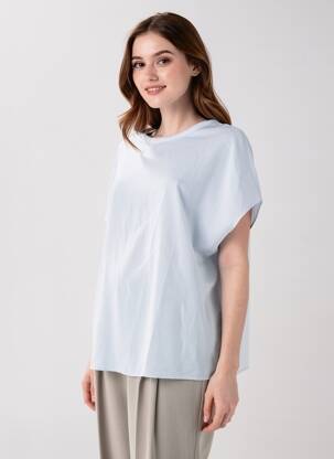 Top bleu MANGO femme