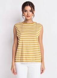 Débardeur jaune STREET ONE femme