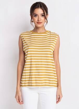 Débardeur jaune STREET ONE femme