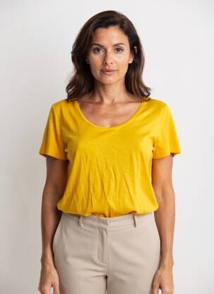 T-shirt jaune STREET ONE femme