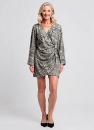 Robe courte noir MOLLY BRACKEN femme