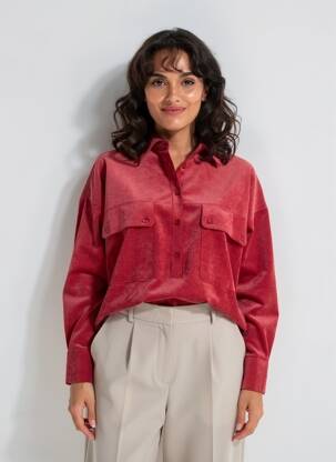 Chemisier rouge COPINES D'ANVERS femme