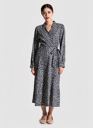 Robe longue bleu STREET ONE femme
