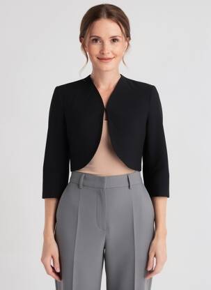 Boléro noir MORGAN femme