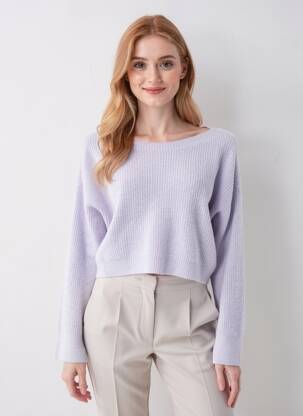 Pull violet CLOUDS OF FASHION femme