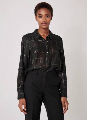 Chemisier noir ZABAIONE femme