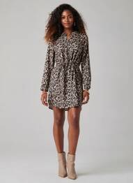 Robe mi-longue noir ONLY femme