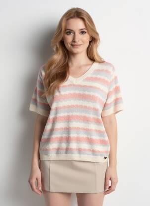Pull rose AMELIE & AMELIE femme
