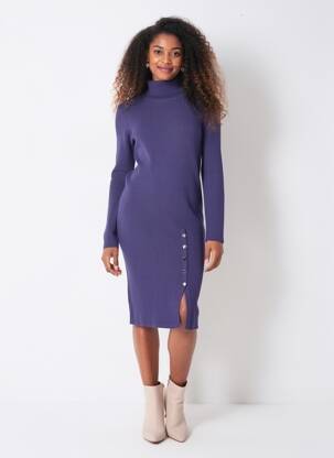 Robe pull bleu VERO MODA femme