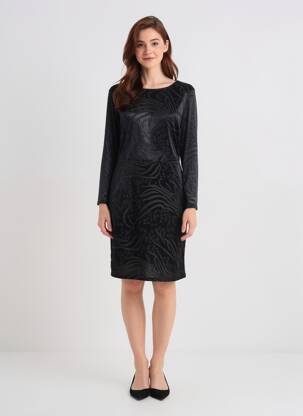 Robe mi-longue noir VERO MODA femme
