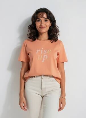 T-shirt orange S.OLIVER femme