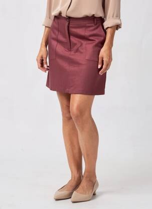 Jupe courte rouge ASTRID BLACK LABEL femme