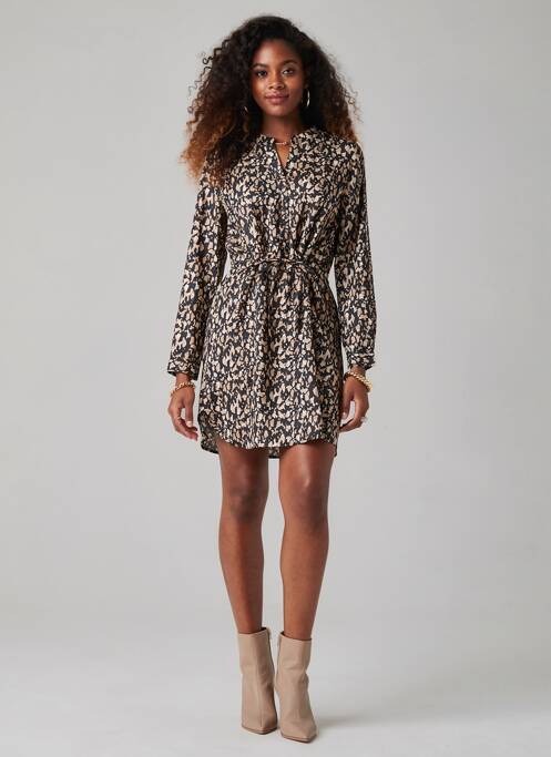 Robe mi-longue noir ONLY femme