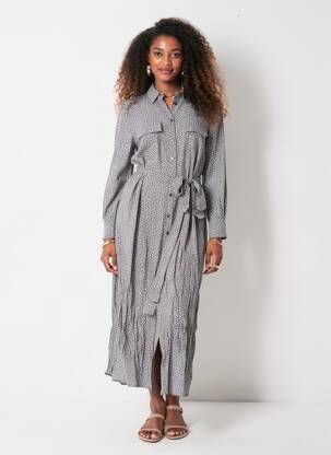 Robe longue gris PEPE femme