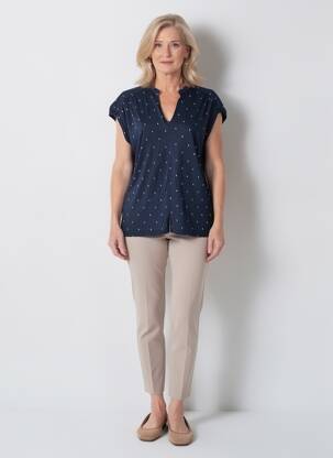 T-shirt bleu OPUS femme
