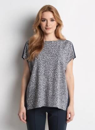 T-shirt bleu STREET ONE femme