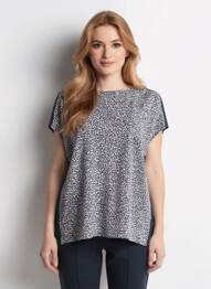T-shirt bleu STREET ONE femme