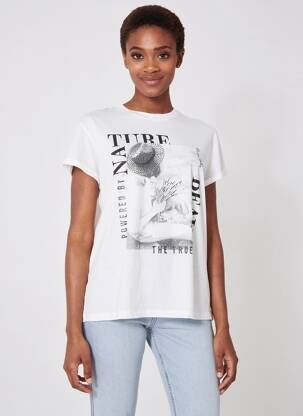 T-shirt blanc STREET ONE femme