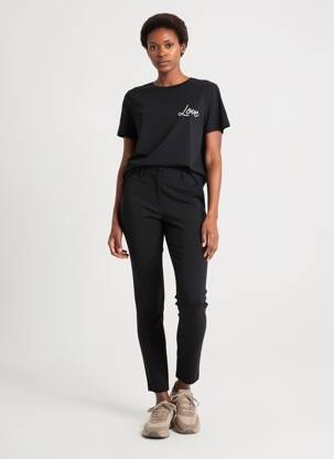 T-shirt coupe droite noir VERO MODA femme