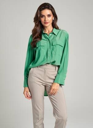 Chemisier vert OPUS femme