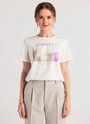 T-shirt beige STREET ONE femme
