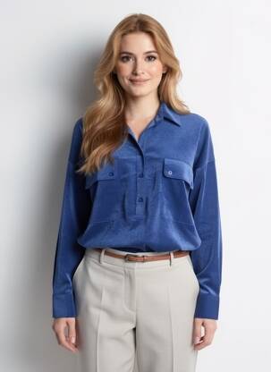 Chemisier bleu COPINES D'ANVERS femme