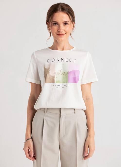 T-shirt beige STREET ONE femme