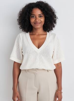 T-shirt beige VILA femme