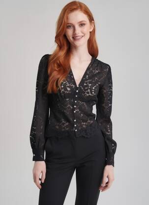 Top noir MORGAN femme