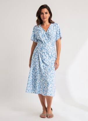 Robe courte bleu ZABAIONE femme