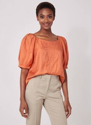 Chemisier orange S.OLIVER femme