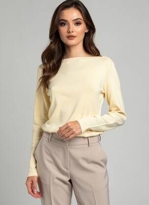 T-shirt beige MANGO femme
