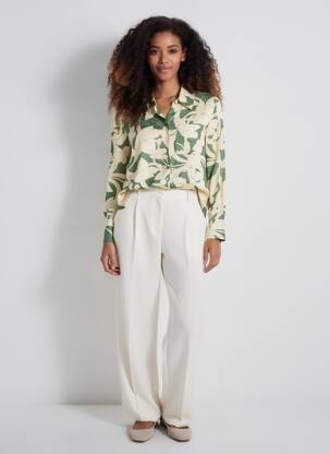Chemisier vert MANGO femme