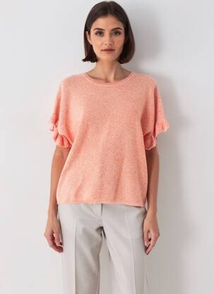 Pull orange ONLY femme