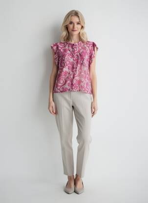 T-shirt violet LE TEMPS DES CERISES femme