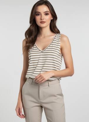 Débardeur vert S.OLIVER femme