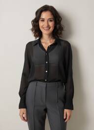 Chemisier noir MOLLY BRACKEN femme